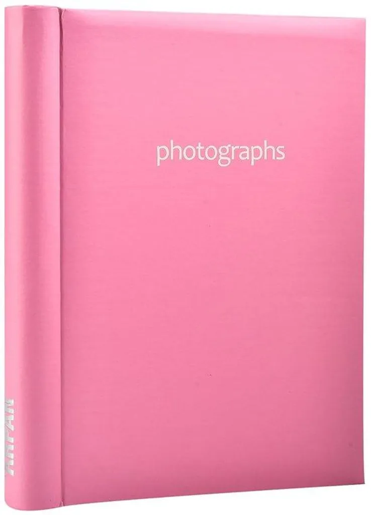 Album photo rose 20 feuilles avec reliure spirale pour un confort total