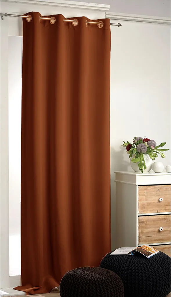 Tenda Blackout Marrone 270x235cm - Arredo Elegante e Privacy Totale