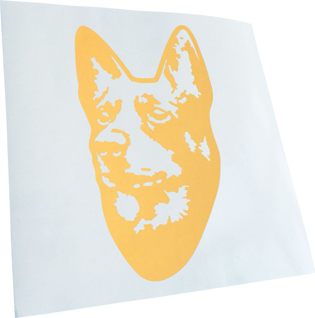 Kiwistar - Autoaufkleber - lancashire heeler Hund - Creme - 60x33cm - Aufkleber für Auto, Laptop, Fahrrad, LKW, Motorrad mehrfarbig JDM Decal Racing