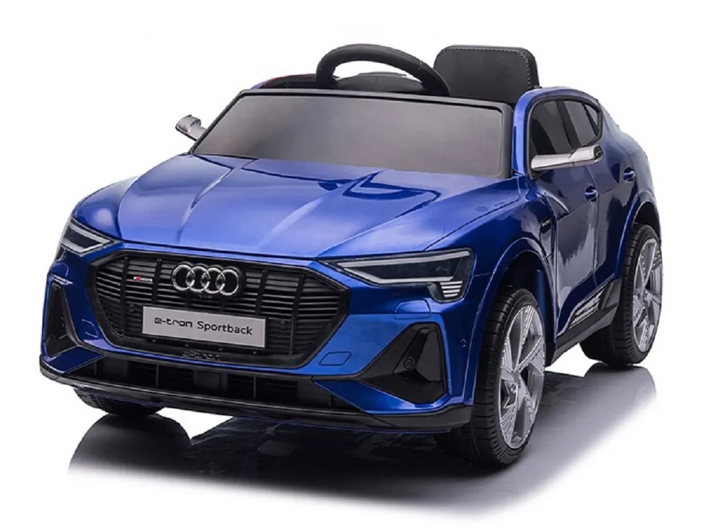 Voiture Audi E-tron Enfants 12V idéale pour le Jardin avec MP4 et Musique