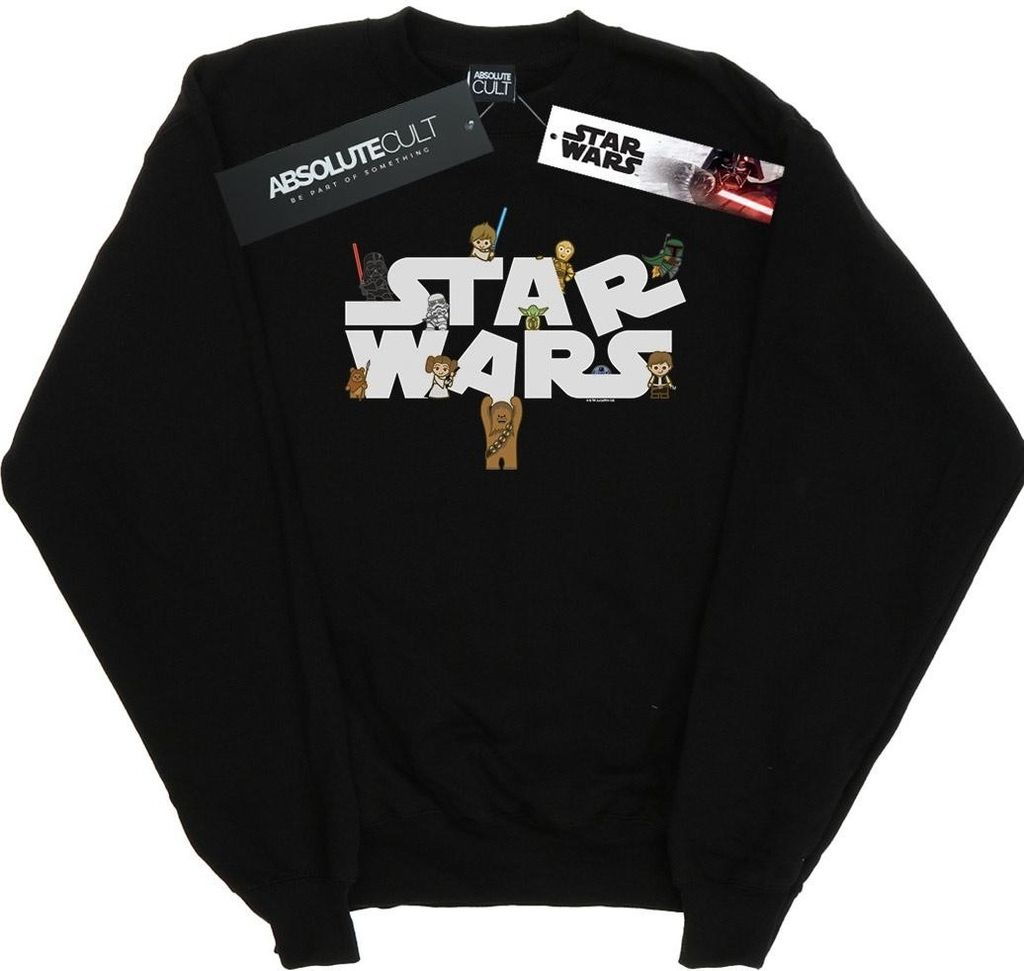 Star Wars - "Kiddie" Sweatshirt für Herren BI45853 (XXL) (Schwarz)