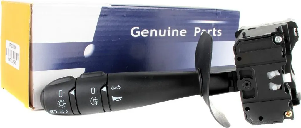 Commodo d'éclairage et clignotants pour commande de feux automobile noir
