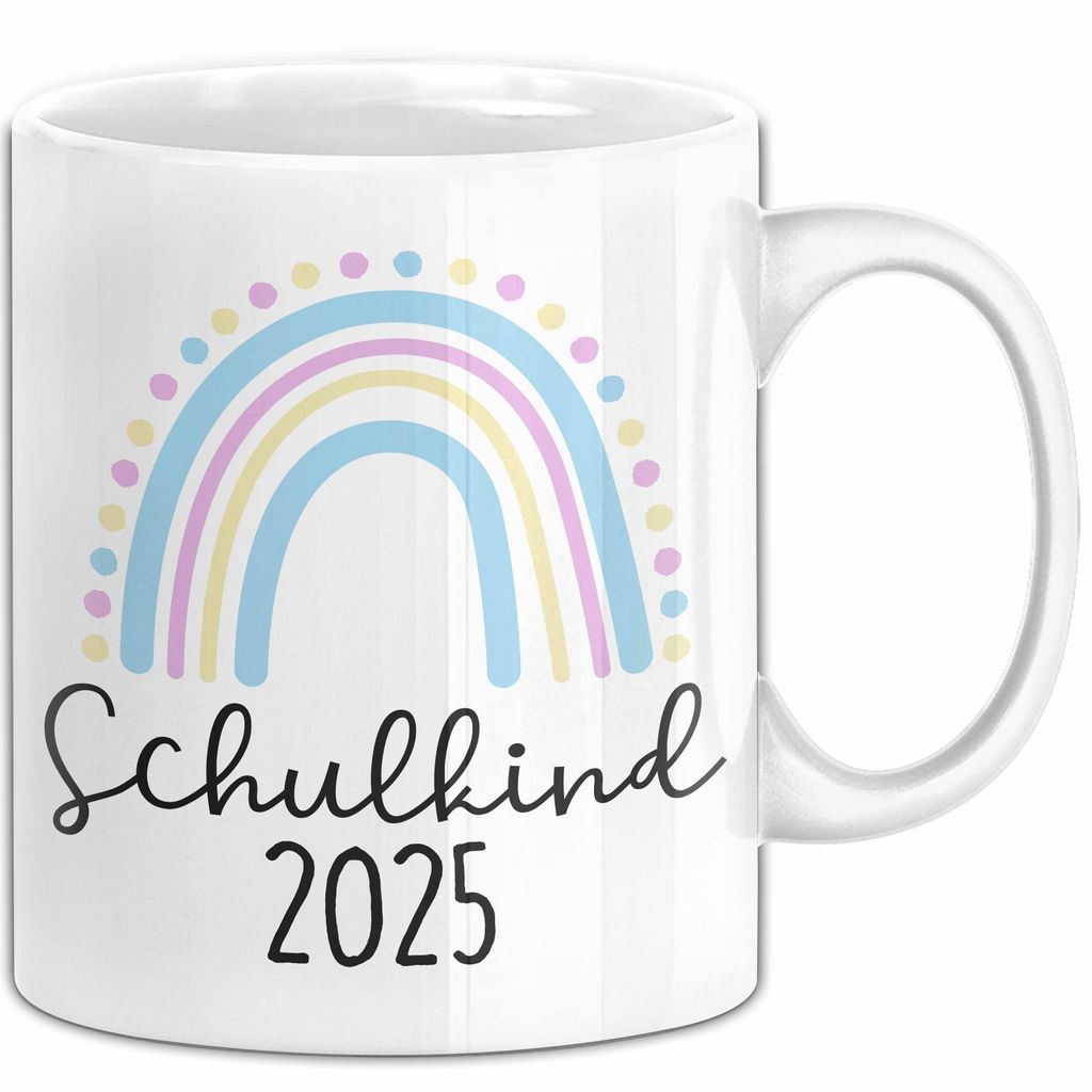 Trendation - Einschulung Mädchen 2022 Geschenk Tasse Schulstart 1. Schultag Schuleinführung Schulanfang Geschenkidee 2022 Schulkind Ich Glitzer J...
