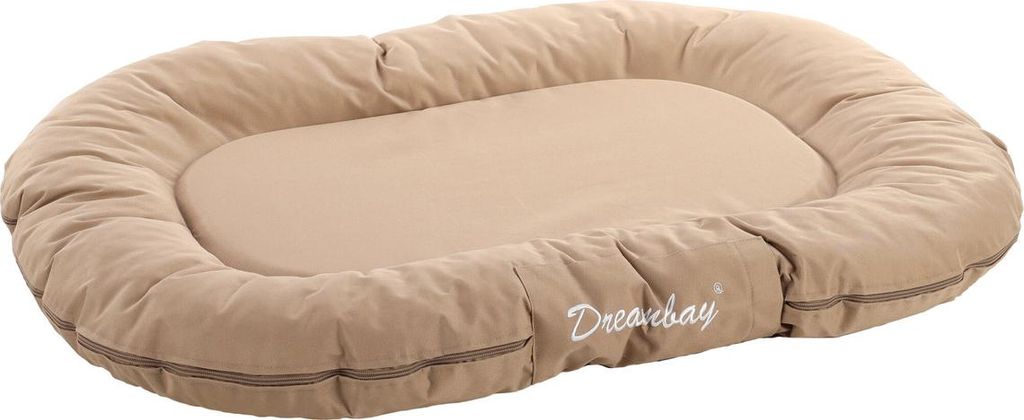 Flamingo Kissen Dreambay oval sand, Maße: 100 x 75 x 15 cm Produktbild 