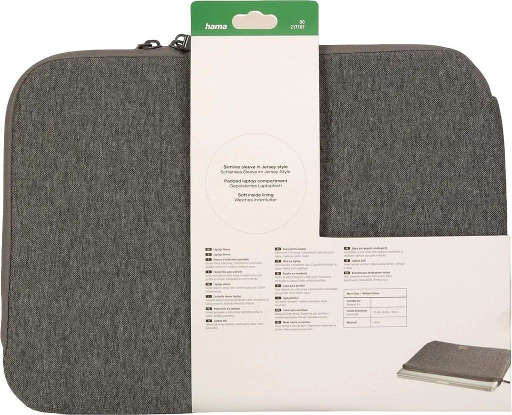 Maglia per notebook grigio scuro da 14" a 15" - 5