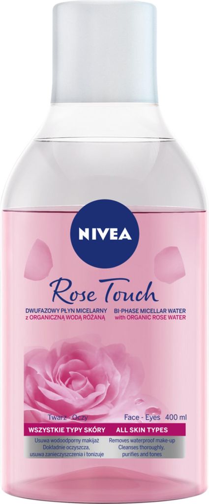 Nivea Mizellenwasser mit Bio-Rosenwasser, 400 ml