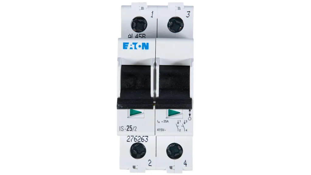 Commutateur de puissance 25A 240V/AC (276263) avec 2 contacts 2NO+2NC