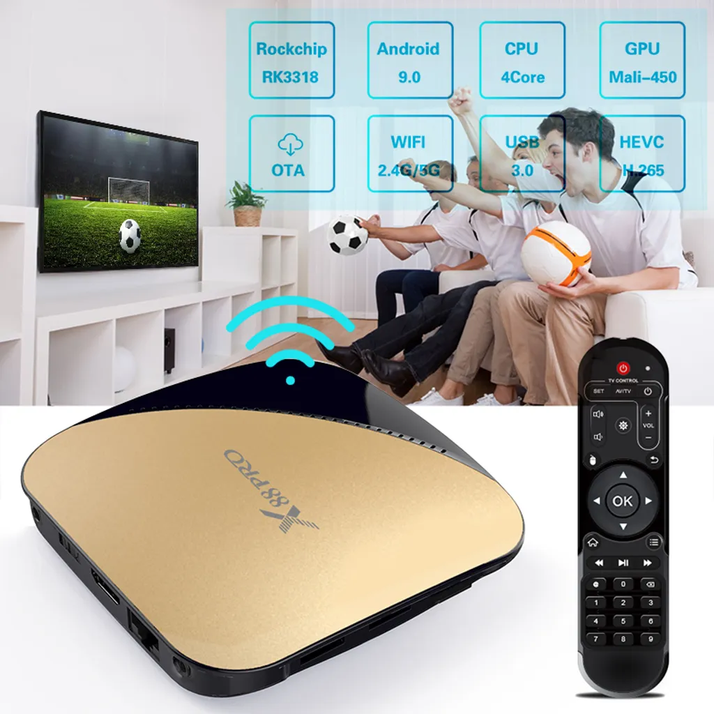 OFFERTA X88 PRO TV Box 4K: Android 9.0 RK3318 a Prezzo Shock
