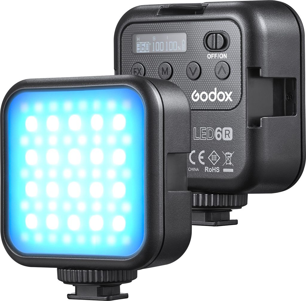 Godox LITEMONS LED6R RGB LED-Videolicht Wiederaufladbares Produktbild 