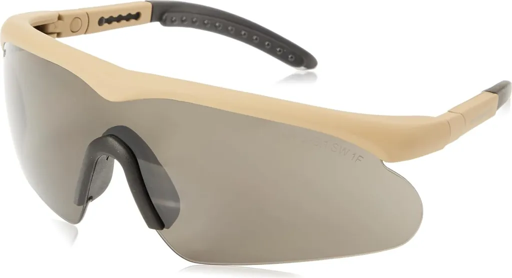 Lunettes de protection Swisseye Raptor rubber brown tactiques balistiques