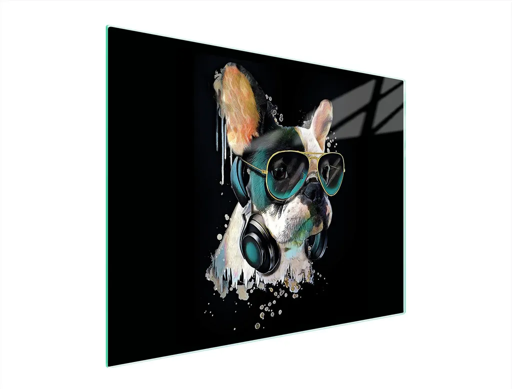 Tagliere in vetro 52x40 cane