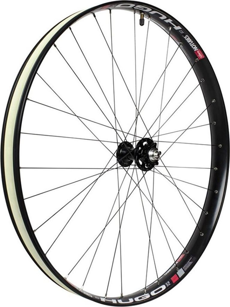 Stans No Tubes Hugo 52 29 ́ ́ Disc Mtb-laufradsatz Schwarz 9/15 x 100 / 10/12 x 135/142 mm / Shimano/Sram HG Schwarz 9/15 x 100 / 10/12 x 135/142 mm