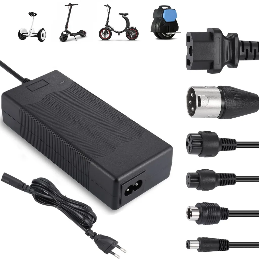 Chargeur de Batterie Hoverboard avec 6 Adaptateurs de Charge Flexibles