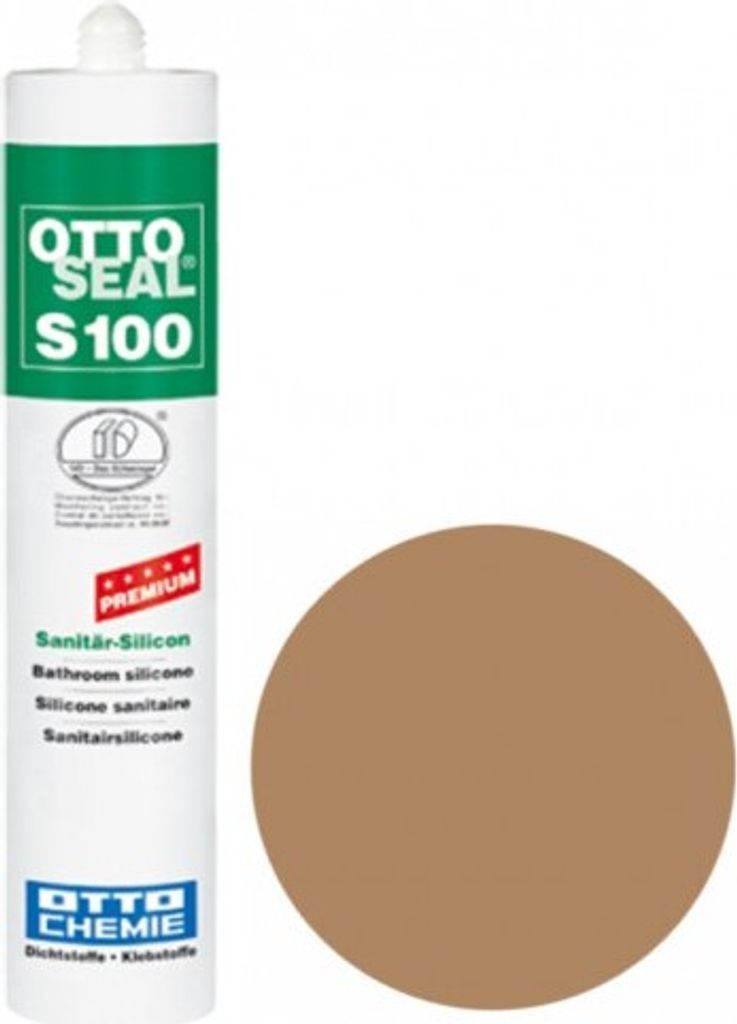 Otto-Chemie Ottoseal 1K-Silikon-Dichtstoff S100 300ml C09 Caramel