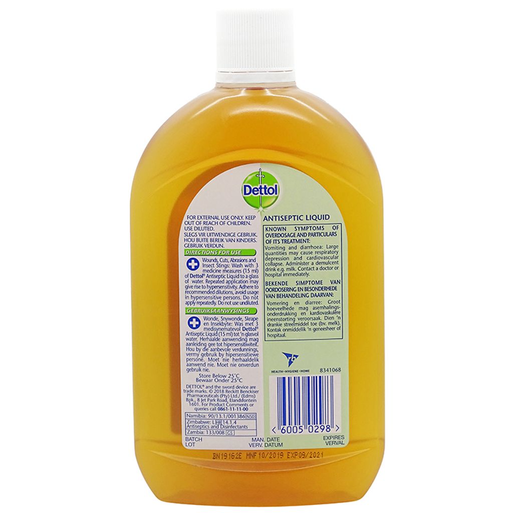 Dettol Antiseptic Liquid 500ml Produktbild 