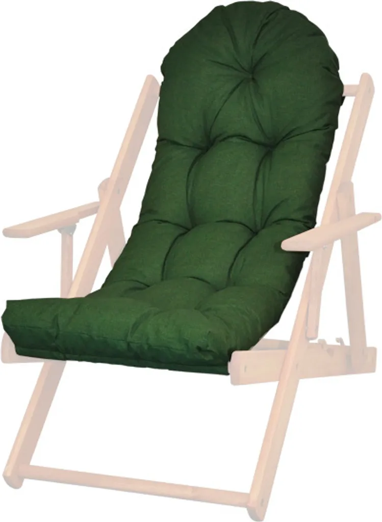 Cuscino Sdraio Giardino AMPO - Imbottitura Ergonomica per Sdraio Legno