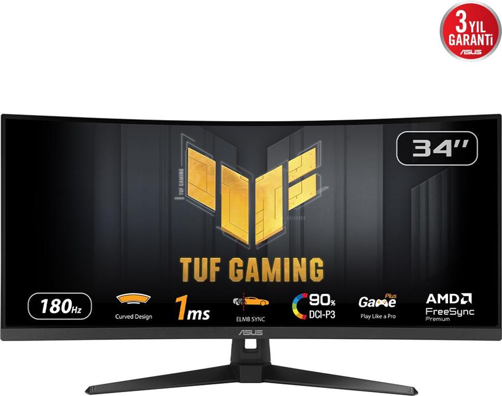 ASUS TUF Gaming VG34VQ3B monitor per computer 86,4 cm (34") Immagine del prodotto 