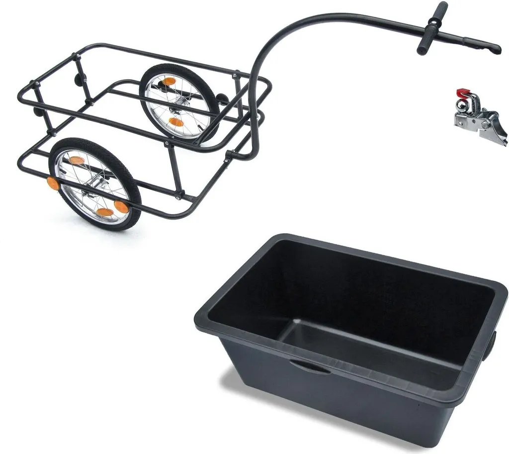 Remorque de vélo Diable de transport pour soulager votre dos 60kg Max