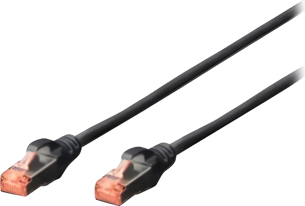 DIGITUS Cavo Patch Cat6 S/FTP 0,25m Nero | Networking Professionale