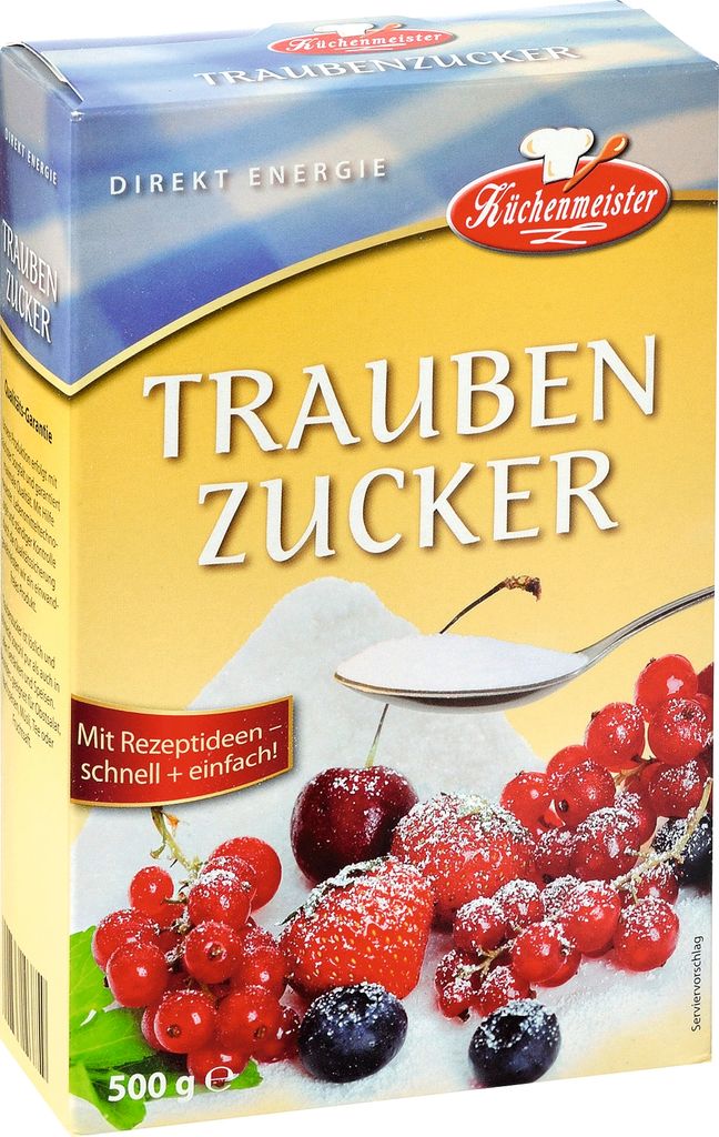 Küchenmeister Traubenzucker zum Süßen von Speisen 500g 8er Produktbild 