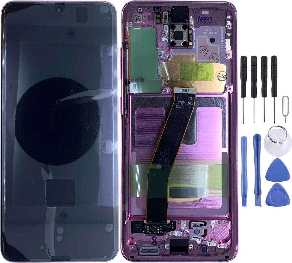 Samsung Display Ersatz LCD Komplett für Galaxy S20 G981F 5G GH82-22123C Pink Neu