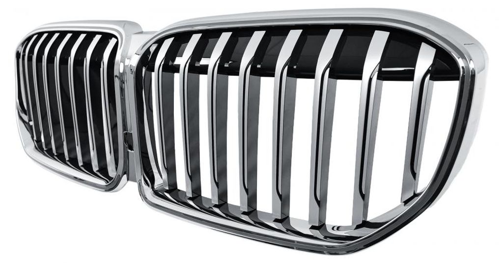 Kühlergrill Gitter Nieren Nierengitter für BMW 7er G11 G12 LCI 2020-2022 mit LED.