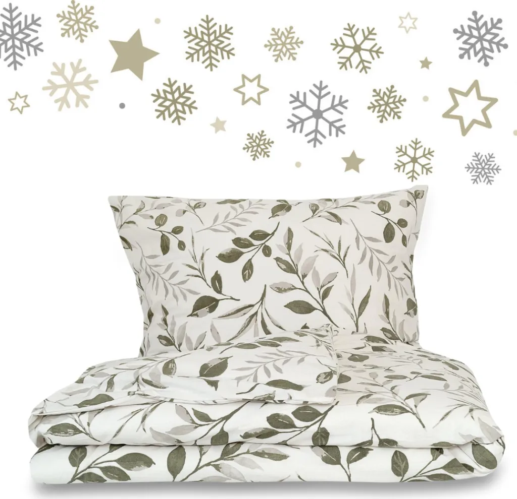 Parure de lit flanelle 140x220 anti-froid - Sommeil douillet garanti