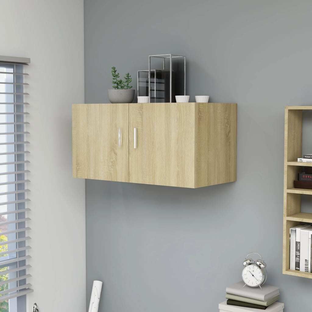 Maison Exclusive - Wandschrank Sonoma-Eiche 80x39x40 cm Holzwerkstoff