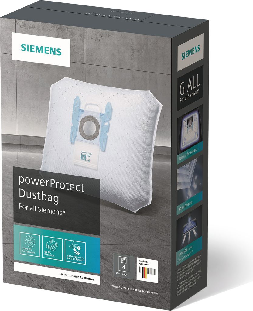 20 Sacchetti Per Aspirapolvere Adatti Per Siemens VS 06 Serie