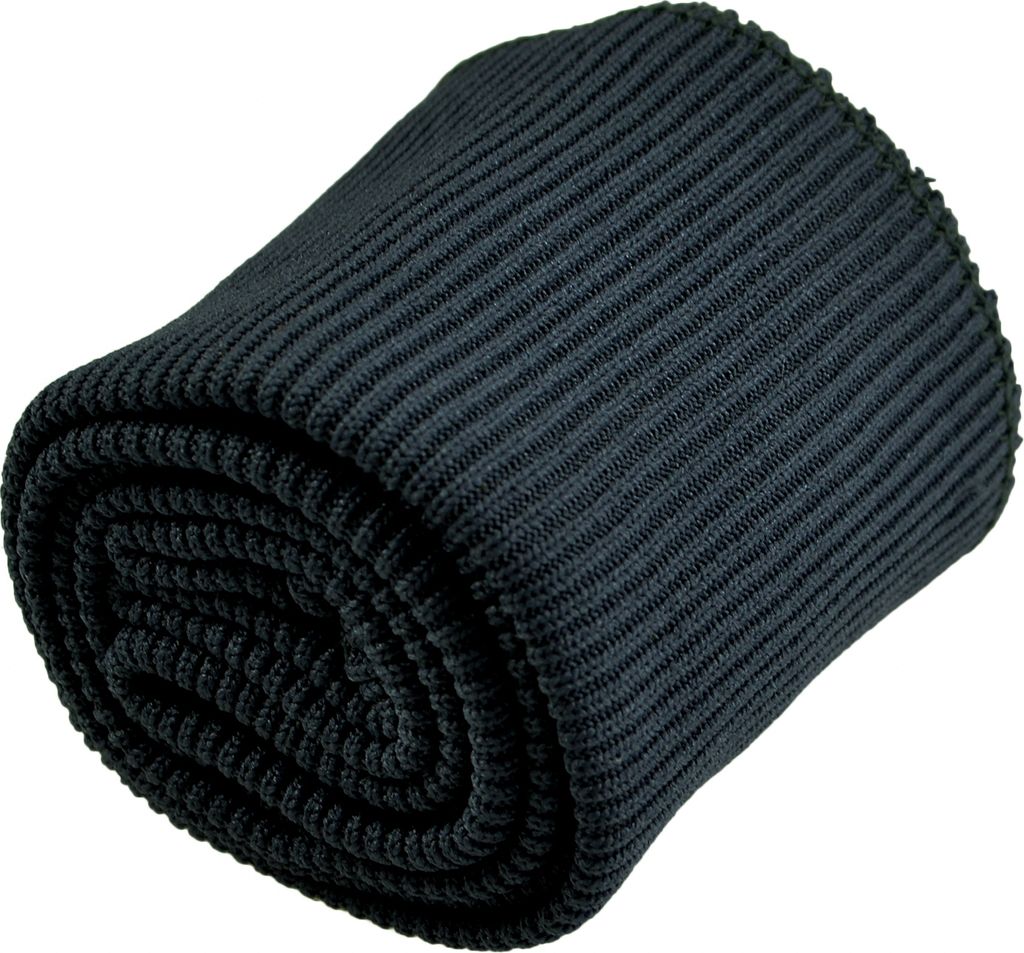 Strickbündchen Set, elastisch, Bündchen, Ärmelbund, schwarz