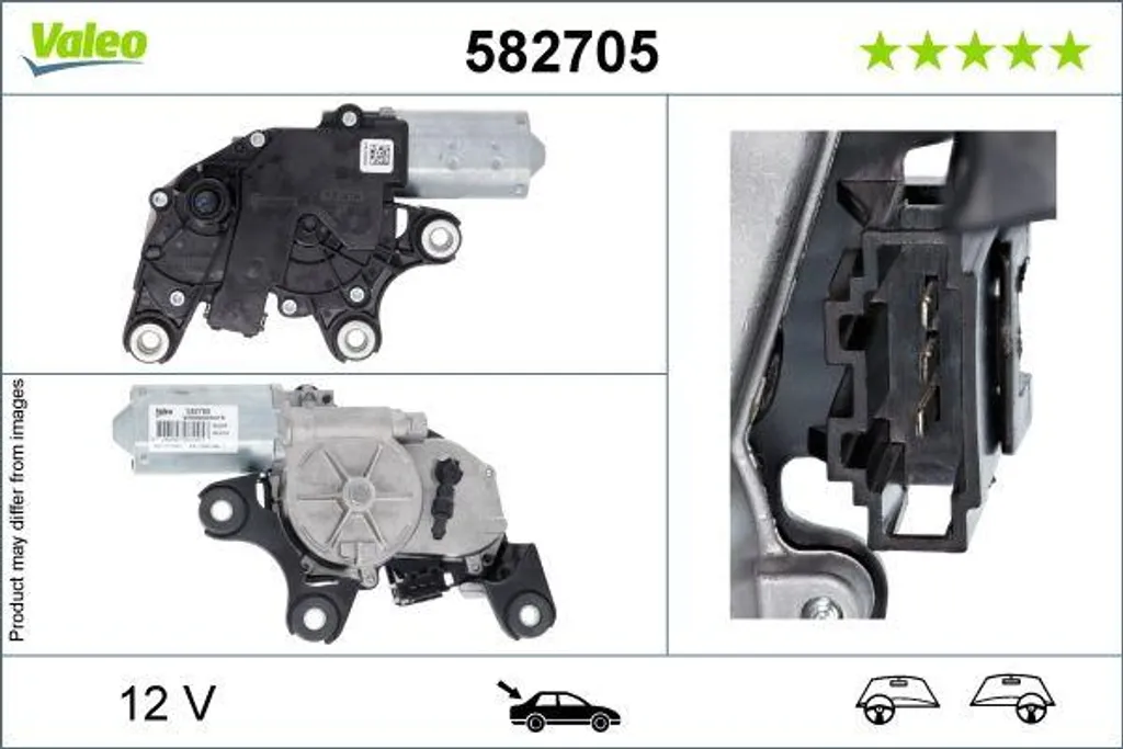 Moteur d'essuie-glace défectueux ? Valeo 582705 pour Mercedes Vito