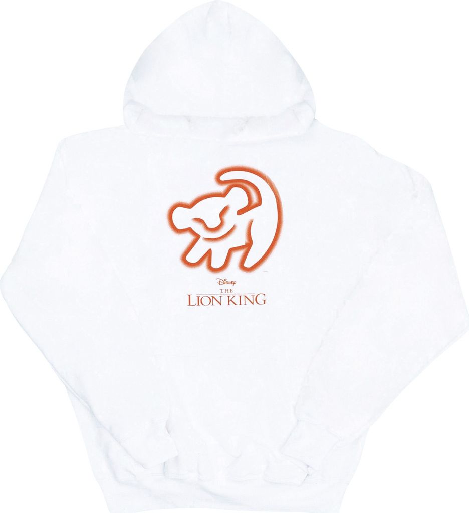 Disney - "The Lion King" Kapuzenpullover für Damen BI5294 (M) (Weiß)