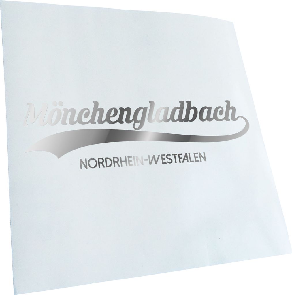Kiwistar - Autoaufkleber - Mönchengladbach NRW - Gold - 20x6cm - Aufkleber für Auto, Laptop, Fahrrad, LKW, Motorrad mehrfarbig JDM Decal Racing