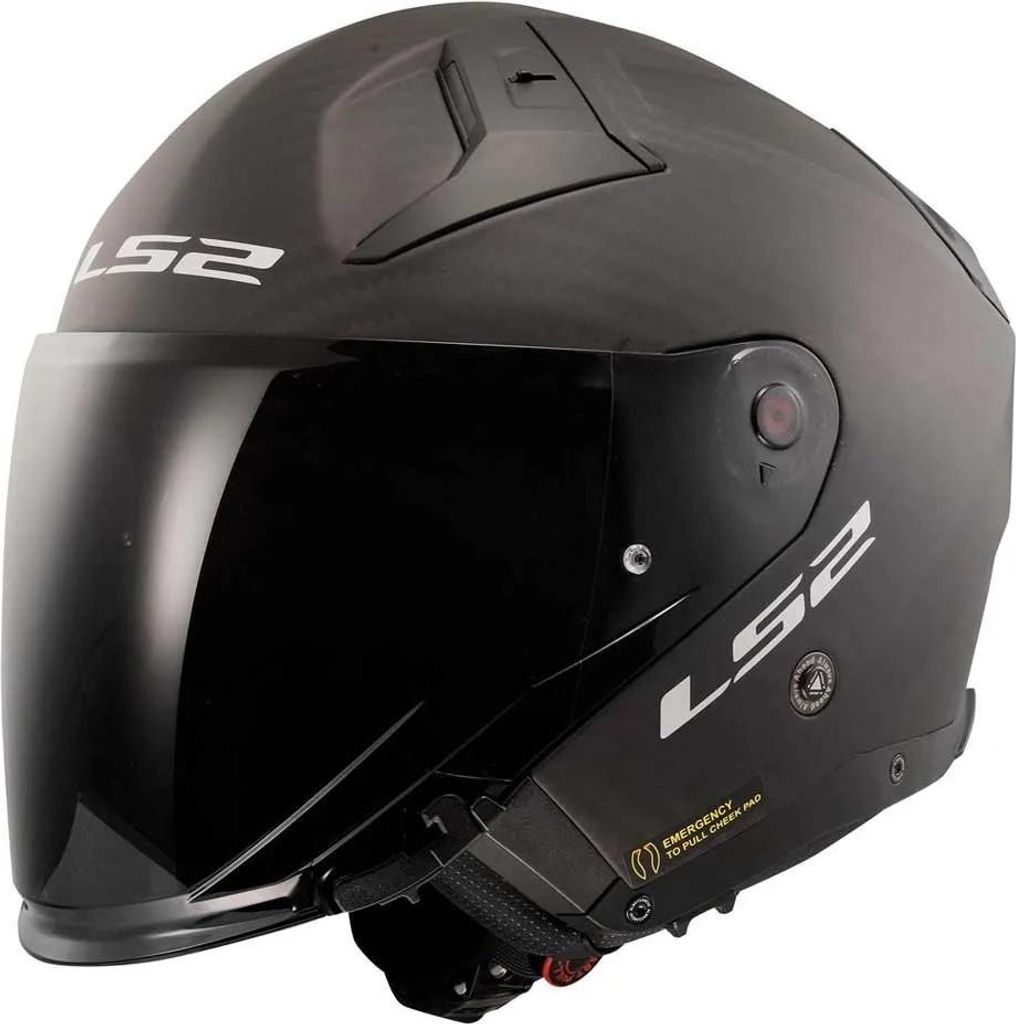 Motocyklový Kask LS2 OF603 Infinity II XL Matný Uhlíkové Obrázek produktu 