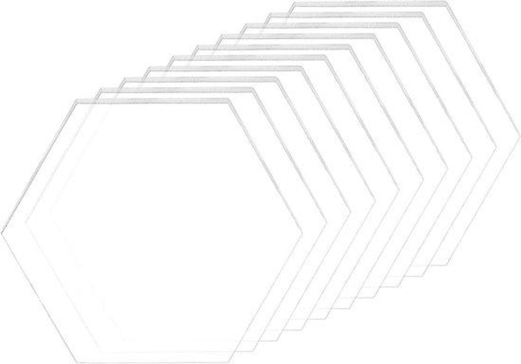 Dünne Acrylplatten 3mm transparent 80x70mm