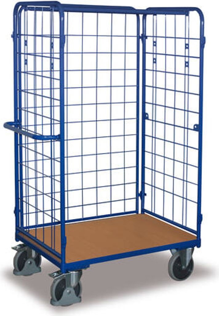 Paketwagen 400 kg Lad. 850x400 mm 3 Wände