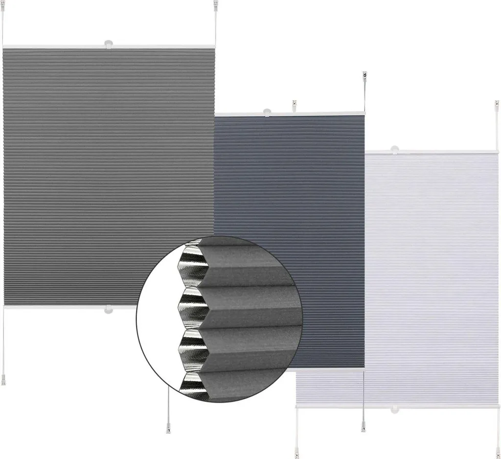 Rideau Isolant sans Percer Blanc 85x130 cm - Store Translucide Luxe