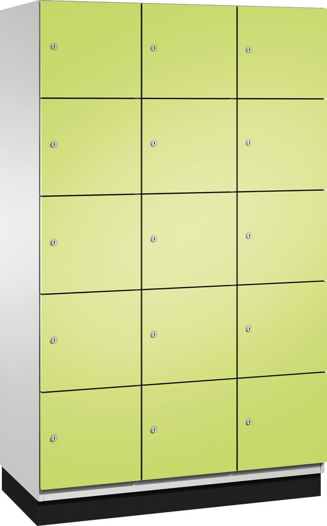 C+P Fächerschrank 4510432S10011 Sockel 15Fächer B1200mm lgr/cgn