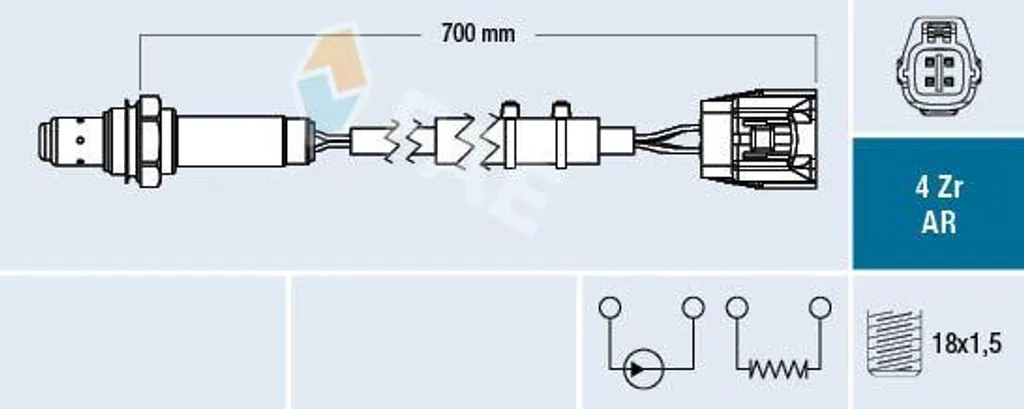 Supprimer le Voyant Moteur Mazda - Sonde Lambda FAE 75652 SH01188G1
