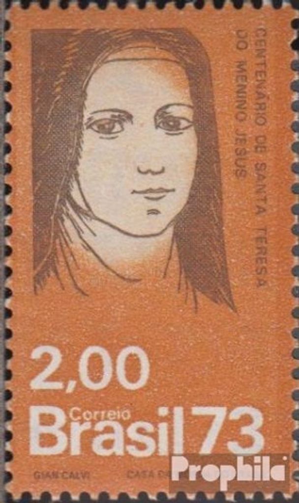 Briefmarken Brasilien 1973 Mi 1395 (kompl.Ausg.) gestempelt Heilige Therese