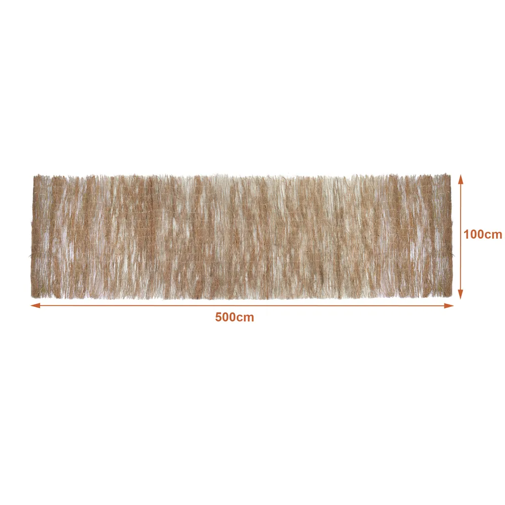 Clôture bois légère Brielle 0,9 kg/m² format XL 5m pour votre balcon - 3