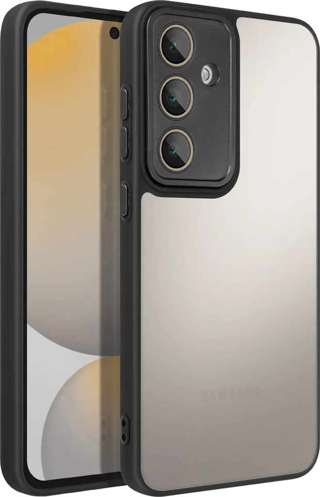 Cover Samsung Galaxy S24 FE Avizar Nera - Protezione Rigida Fotocamera