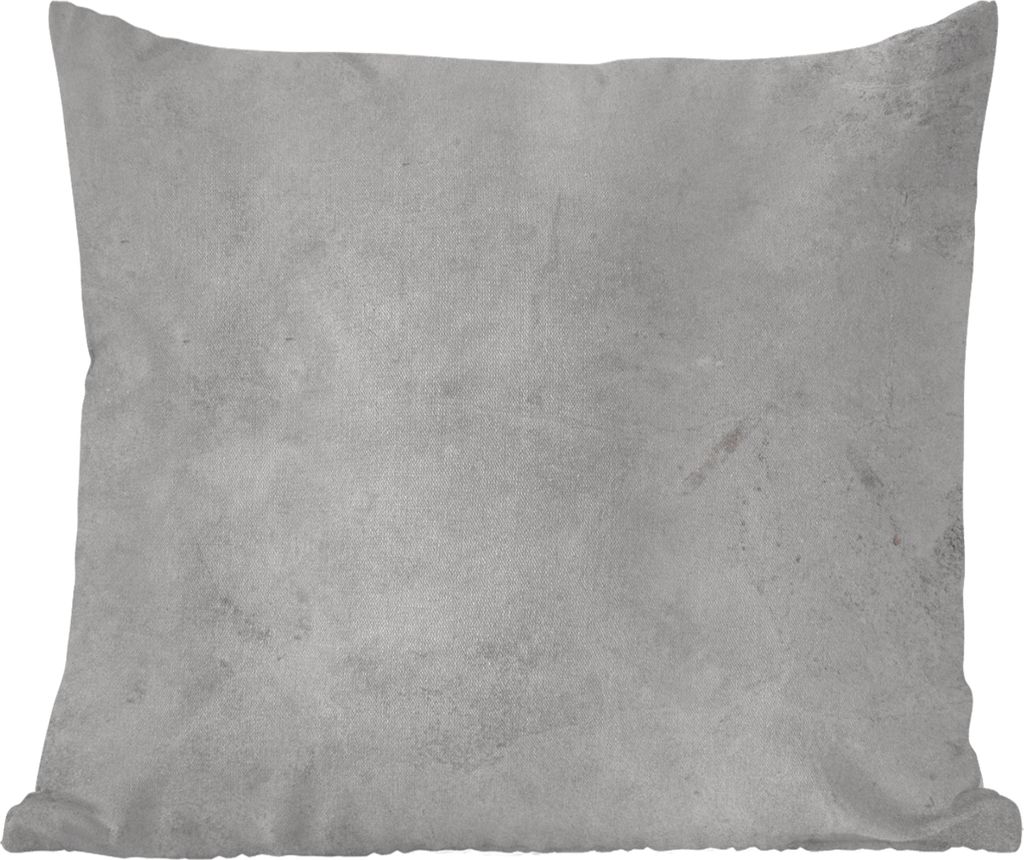 MuchoWow Outdoor Kissen - Marmor - Textur - Grau - Marmoroptik - 60x60 cm - Wetterfest - Lounge Kissen - Dekoration - Schlaf Kissen