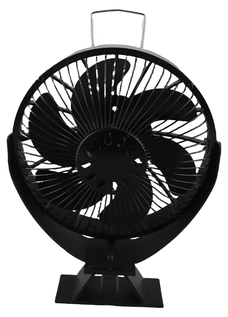 Ventilateur de poêle pour pavillon : chaleur répartie avec 6 pales fines