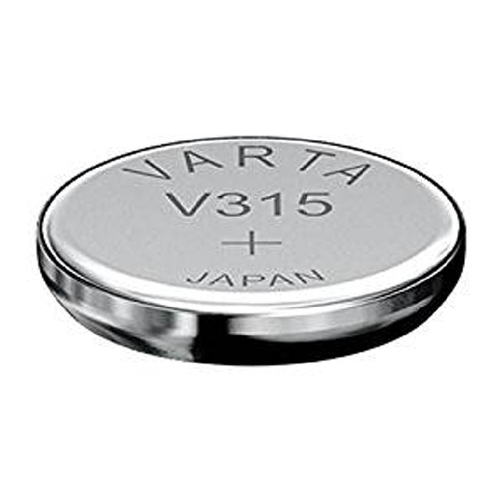 Varta V315, oxyde d'argent (S), 1,55 V, 20 mAh, 7,9 mm, 7,9 Image du produit 