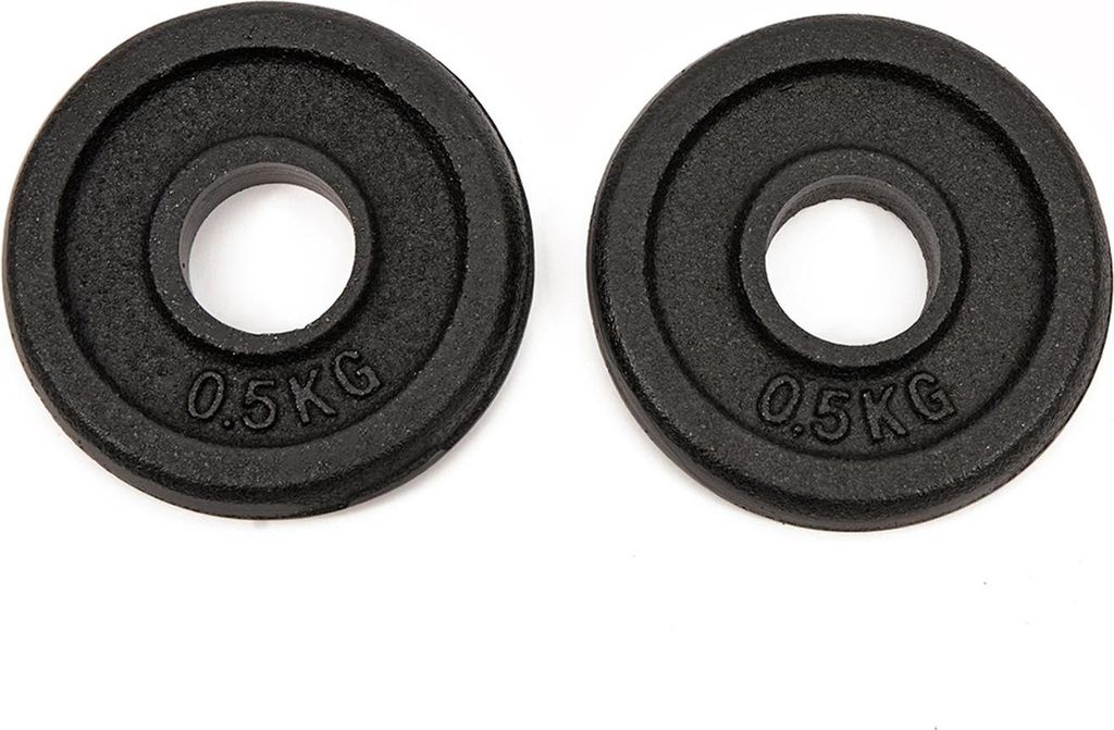 Workquout Gewichte 0,5 kg Eisengewichtscheiben x 2 Stück Produktbild 