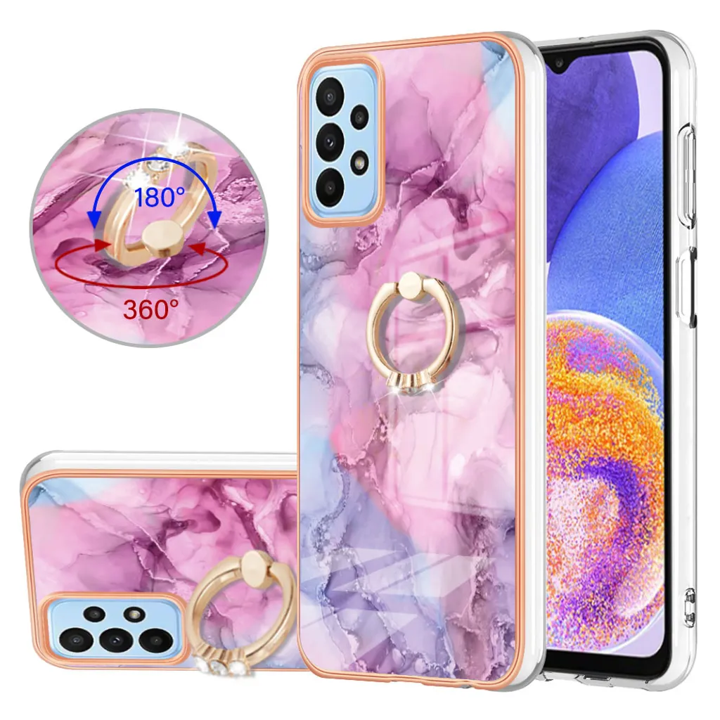 Recensione Cover Samsung A23: Silicone TPU Rosa con Supporto Ring