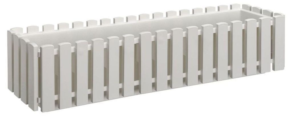 Blumenkasten weiß 75x18,5cm Pflanzkasten Balkonkasten Produktbild 