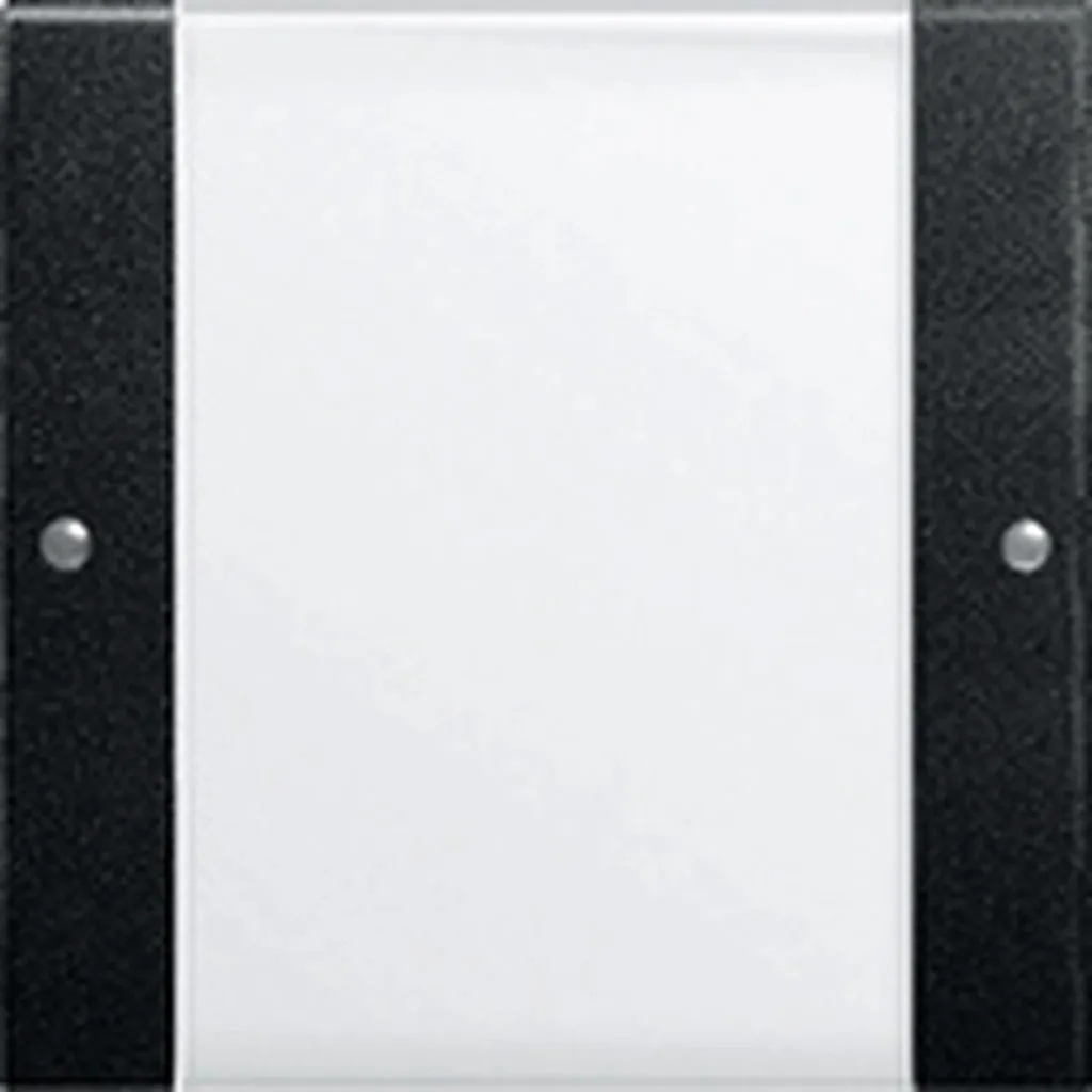 Commande d'éclairage Gira simple noir mat pour Système 55 transparent