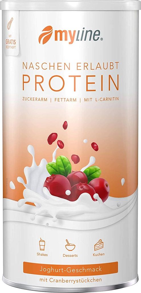 Inkospor Myline Eiweiß 400g Joghurt mit Cranberrystückchen Produktbild 